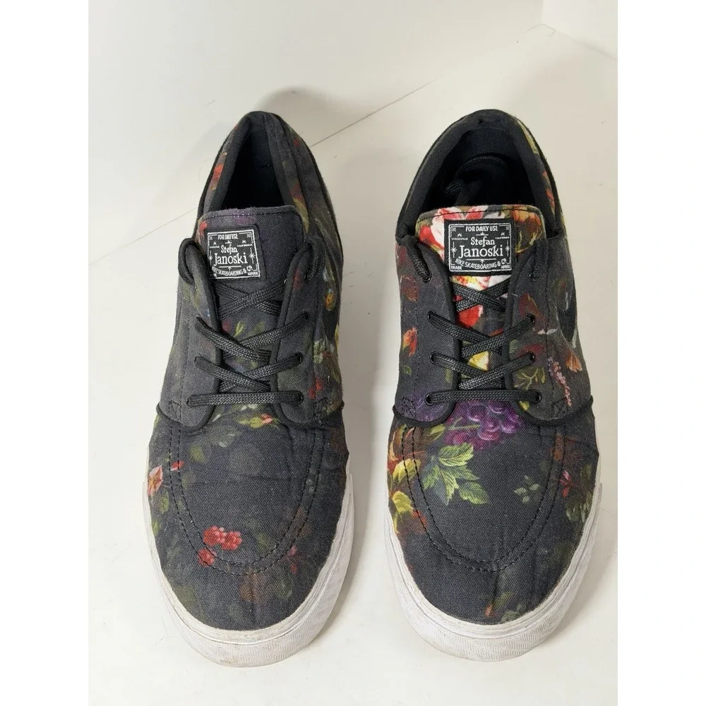 Nike Zoom‎ Stefan Janoski SB Canvas 'Multi-Color' floral print sneakers, Size 13